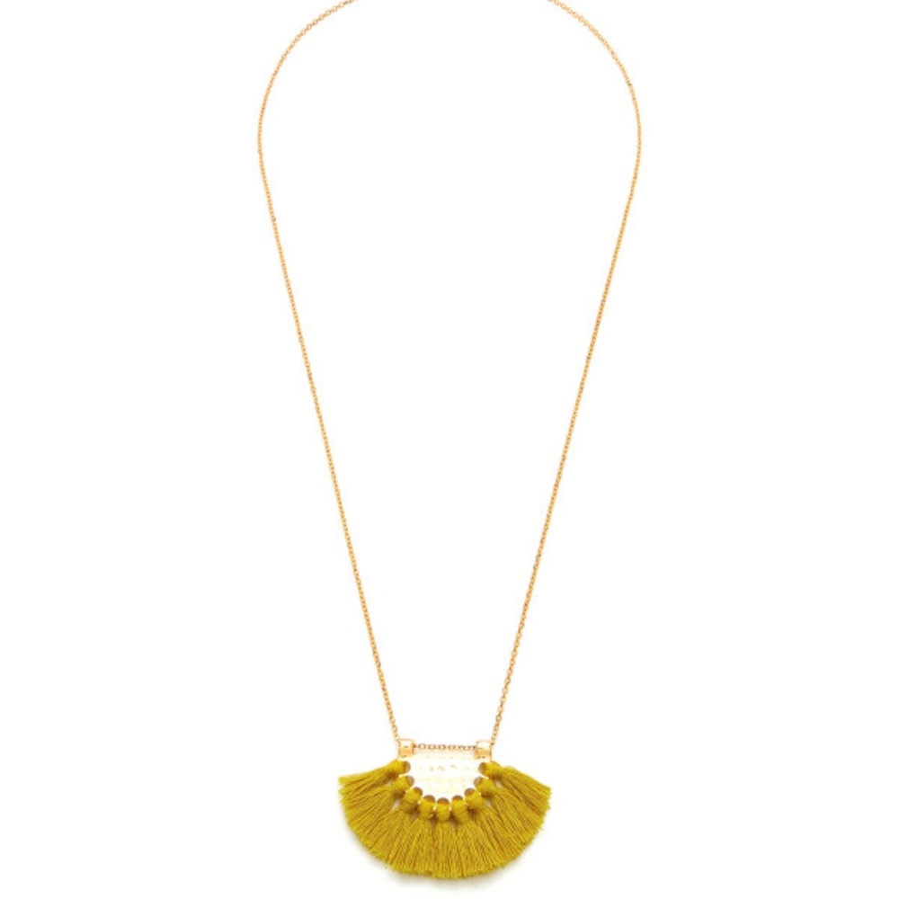 Tassel Fan Necklace